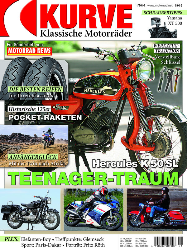 Bild von KURVE Klassische Motorräder, Ausgabe Frühjahr 2016 