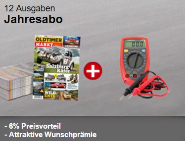 Bild von OLDTIMER MARKT Jahresabo